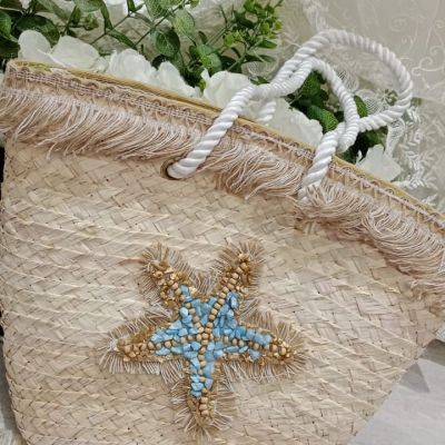 Straw Beach Bag