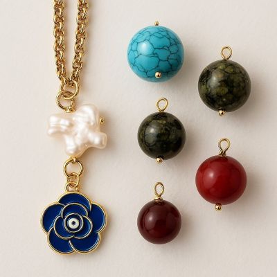 سلسله كرافت معاها ٦ أنواع احجار مختلفه تتغير حسب اللبس