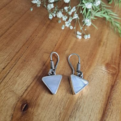 silver earrings 