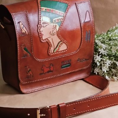 شنطة كروس جلد طبيعي 