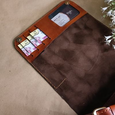 شنطة كروس جلد طبيعي 