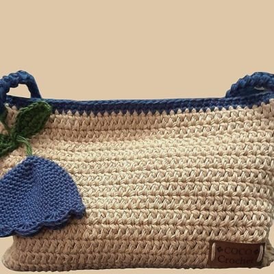 شنطة كروشيه عصرية 