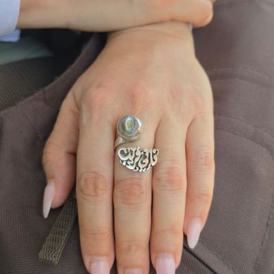 خاتم فضة 