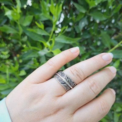 خاتم فضة عربي