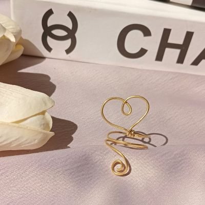 Copper heart ring free size