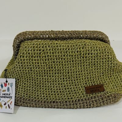 كلاتش كروشيه بفريم سحري