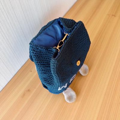 Crochet backpack