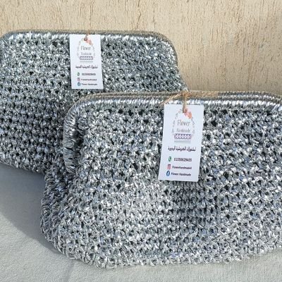 Silver clutch 