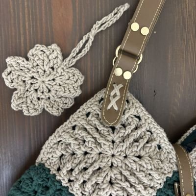 شنطة بمربعات جراني 