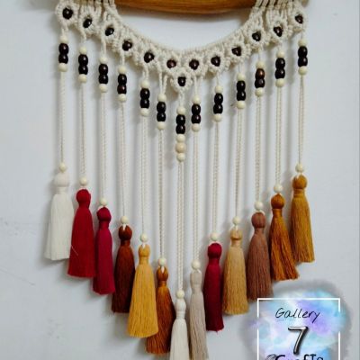 معلقه حائط مكرمية