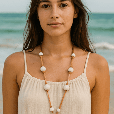 قلادة عين الشر بخيوط ذهبية