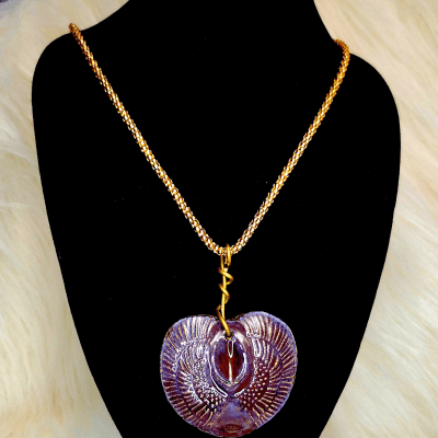 Ceramic & copper necklace 