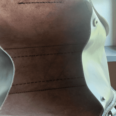 شنطه حريمى جلد طبيعى هاندميد 