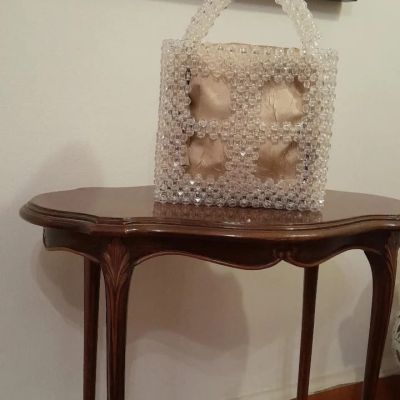 شنطة كريستال فضى