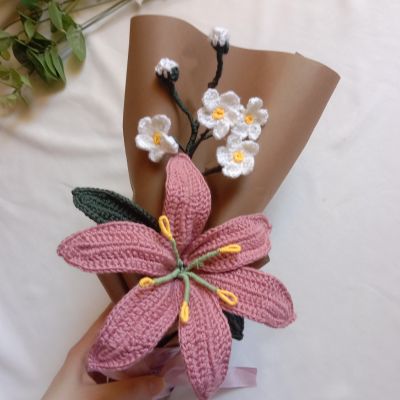 بوكيه ورد كروشيه