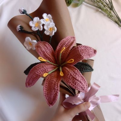 بوكيه ورد كروشيه