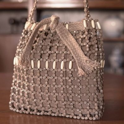 شنطة خرز هاندميد