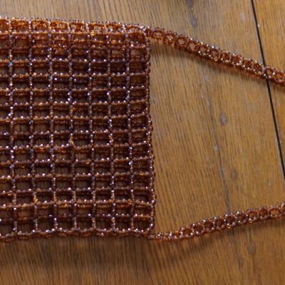 Handmade crystal bag 