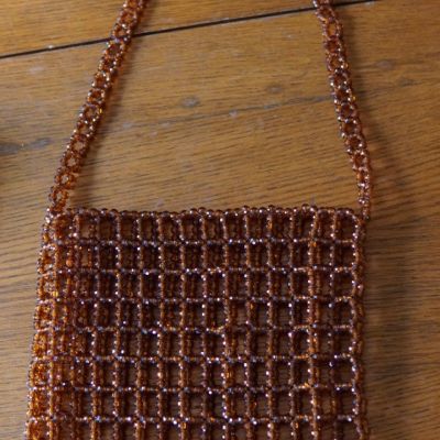 Handmade crystal bag 