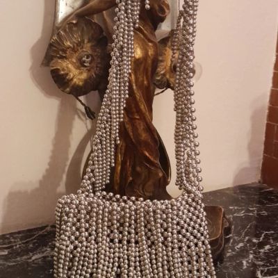 شنطة خرز معدن 