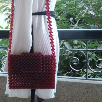 شنطة هاند ميد كريستال 