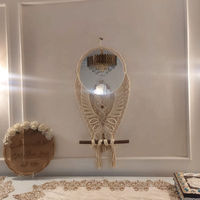 مرايا مكرمية بشكل البومبة