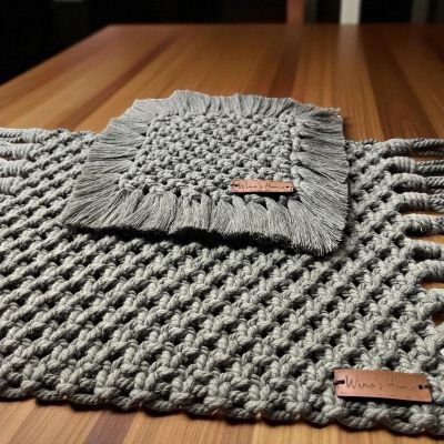 طقم مكرمية للسفرة 