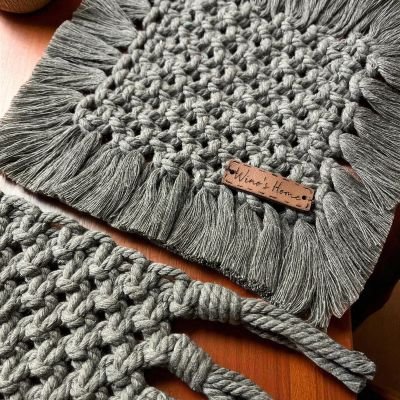 Macramé Set (Placemat + Coaster)