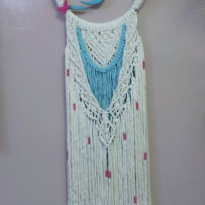  مكرميه معلقة حائط مخصص بالاسم 