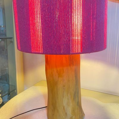  اباجورة نور الخيوط  -  فوشيا    