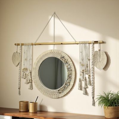 ديكور و مراية مكرمية