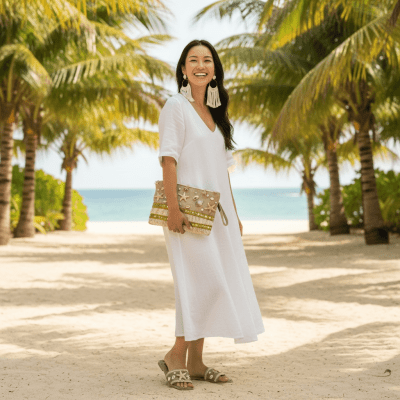 سيت صيفي (كلاتش , سليبر , حلق)