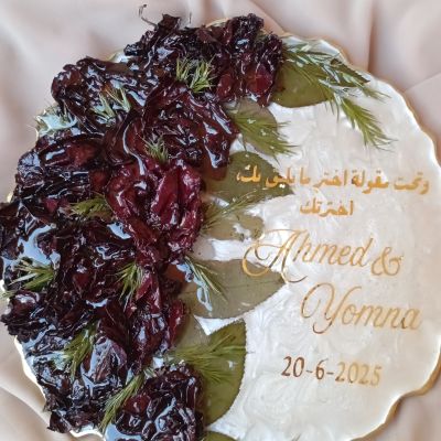 برواز ريزن لحفظ الورد الطبيعى مقاس ٢٥