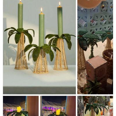 الشمعدان البامبو 