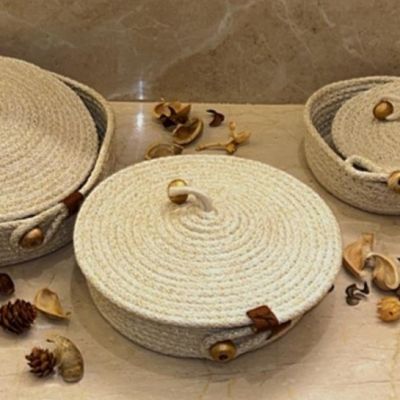 طبق مكرميه بالغطاء