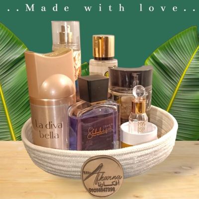 طبق مكرميه بدون غطاء ديكور أو للتقديم