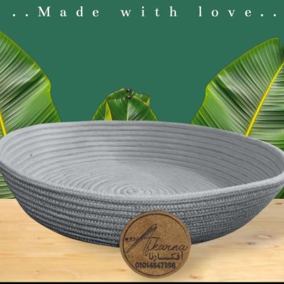 طبق مكرميه بدون غطاء ديكور أو للتقديم