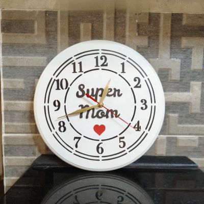 ساعة خشب هدية للأم