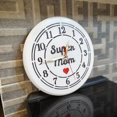 ساعة خشب هدية للأم