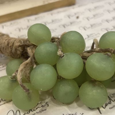 A bunch of green grapes soap