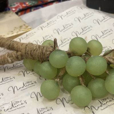 A bunch of green grapes soap