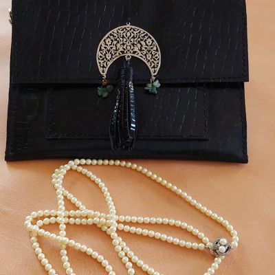 كلاتش جلد طبيعي فيرنيه