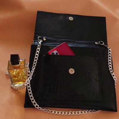Genuine leather clutch bag 