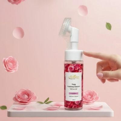 غسول الوجه نيلينا شاين الرغوي 