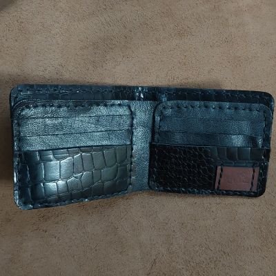 محفظه جلد طبيعي طبعة تمساح 