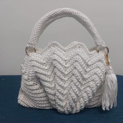 شنطه كروشيه صدفه