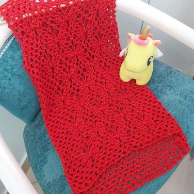 بلوزة بناتي صيفي كروشية 