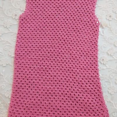 بلوزة بناتي صيفي كروشية 