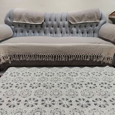 طقم كفرات كنب يدوي بلمسة ماكرمية