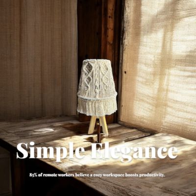 اباجورة مكتب او كومود 